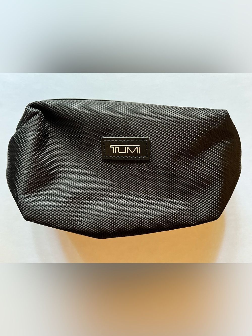 Tumi Black Textured Nylon Pouch